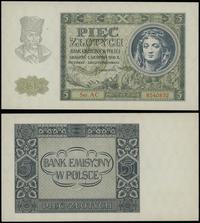 5 złotych 1.08.1941, seria AC, numeracja 6540832