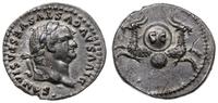 denar pośmiertny 80-81, Rzym, Aw: Głowa Wespazja