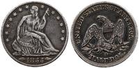 50 centów  1855 O, Nowy Orlean, typ Liberty Seat