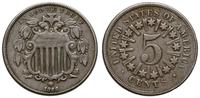 5 centów 1866, Filadelfia, typ Shield, With Rays