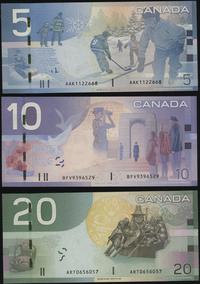 Kanada, zestaw 3 banknotów