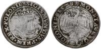 trojak  1528, Kraków, głowa Orła w lewo, srebro 
