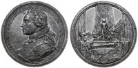 Kurlandia, medal z 1750 r. sygnowany MULLER wybity we Francji