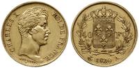 40 franków 1830 / A, Paryż, złoto 12.87 g, bardz