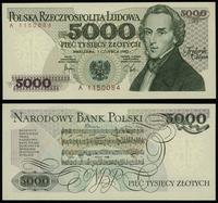 5.000 złotych 1.06.1982, seria A, numeracja 1150