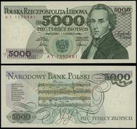 5.000 złotych 1.06.1986, seria AY, numeracja 135