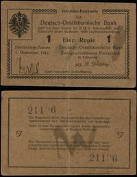 rupia 1.12.1915, seria J, numeracja 21106, złama