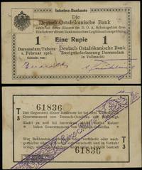 rupia 1.02.1916, seria T3, numeracja 61836, zgię