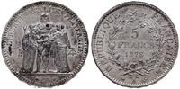 Francja, 5 franków, 1876