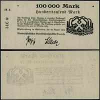 100.000 marek 20.08.1923, drobne zagniecenia pap