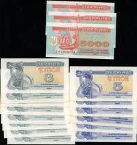 Ukraina, zestaw 54 banknotów