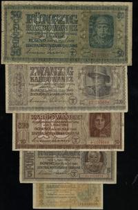 Ukraina, zestaw 5 banknotów, 5.03.1942