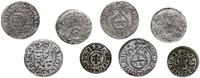 zestaw 4 monet, Ryga, szeląg 1645, półtorak (Rei