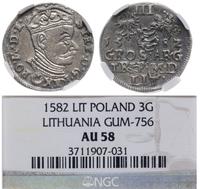 Polska, trojak, 1582