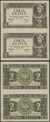 2 x 2 złote 26.02.1936, błąd druku - bez oznacze