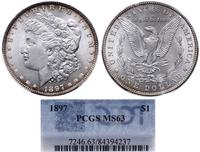 1 dolar 1897, Filadelfia, typ Morgan, pięknie za
