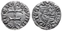 denar 1390-1427, Aw: Podwójny krzyż, MON SIGISMV