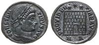 follis 326-327, Nicomedia, Aw: Głowa cesarza w p