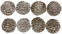 zestaw 4 denarów 1633, 1635, 1636, 1637, Kremnic