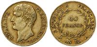Francja, 40 franków, 1803-4