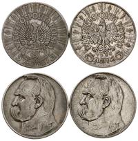 zestaw: 2 x 5 złotych 1934 S i 1938, Warszawa, 1