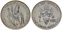 1.000 lirów 1983-1984, Rzym, srebro 14.56 g, tło