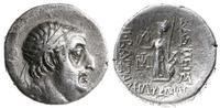 drachma, Aw: Głowa króla w prawo, Rw: Atena stoj