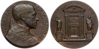 medal z Piusem XII 1950, Aw: Popiersie papieża w
