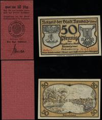 zestaw 2 banknotów, Nowa Sól, 50 fenigów; Koźmin