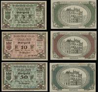 5, 10 i 50 fenigów 1.12.1920, razem 3 sztuki, pi