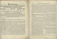czasopisma, Wiadomości Numizmatyczno-Archeologiczne Nr 69 (1/1907)