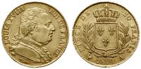 20 franków 1814 A, Paryż, złoto 6.43 g, ładne, F