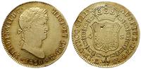 4 escudo 1820 M GI, Madryt, złoto 13.49 g, wada 