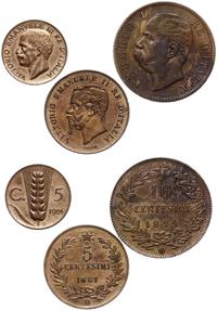zestaw 3 monet, w skład zestawu wchodzą: 5 centy