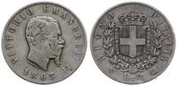 2 liry 1863, Neapol, srebro, Pagani 506