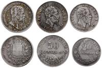 zestaw 3 monet, w skład zestawu wchodzą: 50 cent