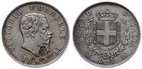 Włochy, 1 lir, 1863