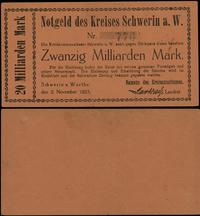20 miliardów marek 2.11.1923, numeracja 7764, na