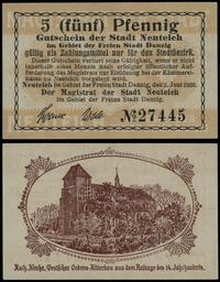 Prusy Zachodnie, 5 fenigów, 2.06.1920