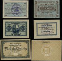 zestaw 3 bonów, Połczyn, 50 fenigów 1.10.1919; T