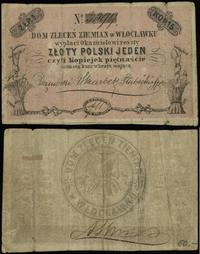 Polska, bon na 1 złoty = 15 kopiejek, ok. 1860-1865