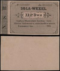 Polska, bon na 2 złote, 1863