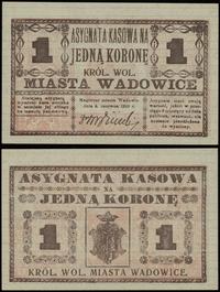 1 korona 4.06.1919, papier liniowany, lekko złam