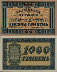 1.000 hrywien 1918, seria A, numeracja 1502061, 