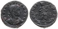 follis 318-319, Rzym, Aw: Popiersie cezara w pra