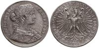 dwutalar = 3 1/2 guldena  1861, Frankfurt, AKS 4