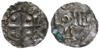 denar ok. 950-1000, Krzyż z kulkami w kątach / N
