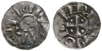 denar ok. 1002-1015, Kulka w obwódce / Krzyż z k
