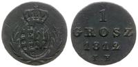 1 grosz 1812 IB, Warszawa, litery I-B, cyfry dat