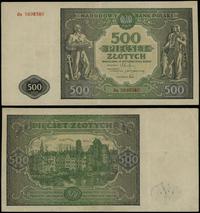 500 złotych 15.01.1946, seria zastępcza Dz 56983